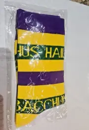 2024 Krewe of Bacchus Socks - Mardi Gras New Orleans "Hail Bacchus"