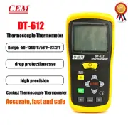 CEM DT-612 Thermocouple Thermometer Electronic Thermometer with Probe ✦KD