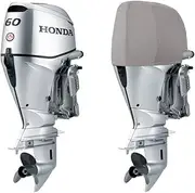 Oceansouth Outboard Motor Half Cover Compatible with Honda (Compatible with Honda3CYL 1L BF60 (2009) BFP60 Storage Cover (2009>), Outboard Motor Half Cover Compatible with Honda)