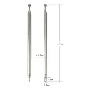Bingfu FM Portable Radio Antenna DAB Telescopic Antenna TV Radio Antenna 2 Kit f