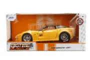 Jada 1:24 Bigtime Muscle 2006 Chevy Corvette Z06 Diecast Model Car 34204 Yellow