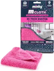 M Cloth Hi-Tech Duster Cleaning Cloth - Extra Long Microfibres to Capture Dust w