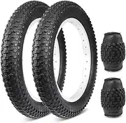 GRELiving 16 Inch E Bike Tyres 16 x 3.0 Fat Bike Tyre Foldable Tyre Mante 76-305 35 P.S.I Bicycle Tyres for Electric Bicycle/Handcar/City Bike/Children's Bicycle