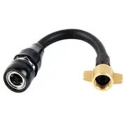 Truck Air Tank Air Intake Connector Connecting Pipe Truck Air Pipe Dust Blowing Pipe for Truck Trailer Air Tank black
