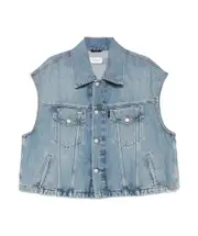 denim gilet S,XS Indigo