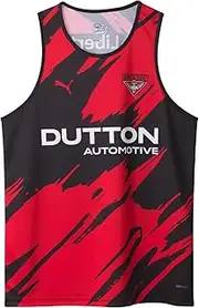 AFL 2025 Training Singlet - Essendon Bombers - Adult - Mens