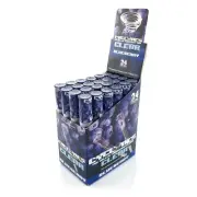 Box of 24 Cyclone Blueberry Clear Pre-Rolled Cones Cigarette Flavoured Tip Paper
