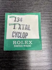 NEW Genuine Rolex 25 134 XTAL CYCLOP Crystal - Sealed In Original Packaging