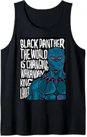 [Marvel] Black Panther The World Is Changing Poster Tank Top