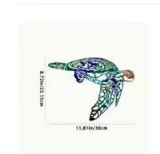 METAL ART WALL DECOR TURTLE