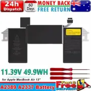 A2389 Battery for Apple MacBook Air 13" A2337 A2179 Air M1 Entry 2020 4380mah