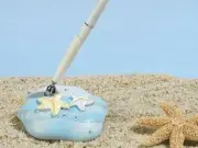 Beach Theme Wedding Pen Set with Starfish Blue Guest Signature Pen Set