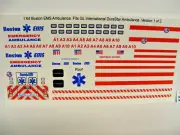 Boston Ambulance 1:64 Water Slide Decals Fits GL Ambulance Version 1 of 2