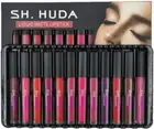 Hudacrush 12 pc set Liquid matte lipstick (Multicolor, 60 ml)