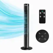 CIH Tower Fan 46 Inch, 24ft/s Velocity Quiet Oscillating Bladeless Fan with R...