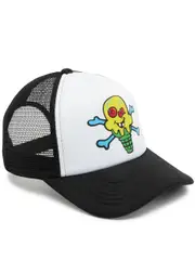 Ice Cream Cones Bones Trucker cap - White ONE SIZE