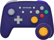 eXtremeRate Classic SwitchCube Style Faceplate Backplate Handles Cover, Octagonal Gated Sticks Design DIY Replacement Grip Housing Shell for Nintendo Switch Pro Controller - Controller NOT Included