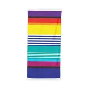 Lazy Dayz Red Color Rectangualar Towel With Tassle