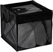Outdoor Garbage Can | 125L Trash Can with Lid,Bucket Recycling Containers Foldable Basket Box Holder Wastebasket for Room Bathroom Camping