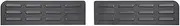 Rear Window Louver Ventilation Panel Compatible For Jeep Wrangler JK 4-Door Version 2007-2017 Car Accessories(Style A Black)