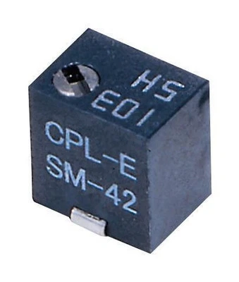 TRIMMER POTENTIOMETER, CERMET, 50K, 11TURN, SMD, Trimming Resistors, SM-42TW503