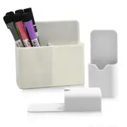 3 Pack Magnetic Pencil Holder, Magnetic Dry Erase Marker Holder, Pen and Eras...