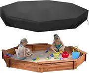 Sandbox Cover, 84x78x9inch Octagon Sandbox Cover, Waterproof Dustproof Replacement Sand Box Cover with Drawstring for Outdoor