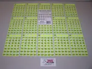 (600) SNACK & SODA VENDING MACHINE PRICE LABEL STICKERS (Yellow) / Free Ship!