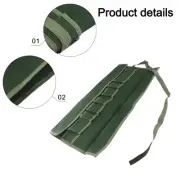 Compact 10 Pockets Canvas Tool Roll Up Storage Bag for Spanner Wrenches