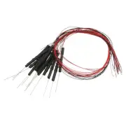 0402 Pre-Wired Micro LED, 12 Pcs 9-12V Emitting Diodes for Model, Cold White