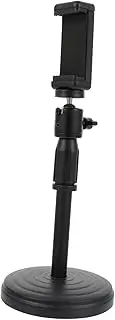 Mobile Phone Holder Cell Phone Stand Phone Mount Desktop Stand Cell Phone Holder Phone Rack Smartphone Bracket Phone Support Smartphone Holder Rack Plastic Black