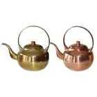 Tea Kettle 1.2L Copper Kettle for Stovetop Gas Stoves Induction Hob Camping