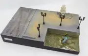 PMA WWII scenes the battle of malinowo Village platform 5 1/72 RESIN MODEL TANK