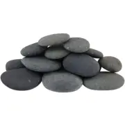 30 lbs. Natural Grey Large Pebbles Outdoor Landscaping Mexican Beach Rocks