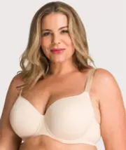 Triumph Gorgeous Luxury T-Shirt Bra - Teint 16D 10035183 Plus Size Bra - Afterpay Available