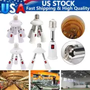 E27 1 to 5 Light Socket Splitter Adjustable Bulbs Socket Connector with Switch