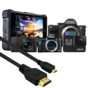 HDMI to Micro HDMI Video Cable for GoPro Hero 7/6/5 CANON EOS M50, M5, M6, M100