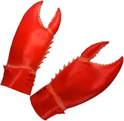 [Alipis] Funny Lobster Crab Claws Gloves Hands Props Fancy Dress up Ragged Claws Lobster Hands Pincers Gloves Halloween Cosplay