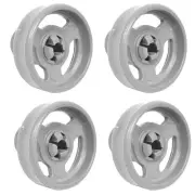 4x Dishwasher Lower Basket Rack Drawer Runner Wheels For Candy Hoover 0120200345