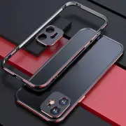 For iPhone 12 /12 Pro Max Aluminum Metal Hard Bumper Frame Case Cover Shockproof
