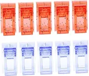 SOESFOUFU Professional Nail Tools 12pcs Nail Art Clip Set Sturdy Material for Fixing Gel Acrylic Nails Easy to Use