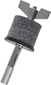 Cymbal Stacker Adjustable Clamp Mounting Tool Lock Nut Hardware Cymbal Stand 10x3.8 cm Silver