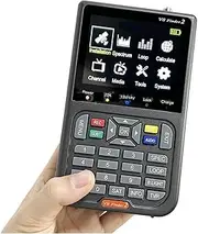 Satellite Receiver V8 Finder 2 Satellite Meter DVB-S/S2/S2X Support H.264 7.4V/4000mAh Li-ion Battery 3.5 Inch LCD Fast Charging V8 Finder2 for Remote Reception Systems Antennas