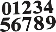 SEWOART Modern 5cm Number Sign Set 10pcs Doorplate Figures for Home Address Room Numbers