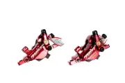 Juin Tech R1 Road Cyclocross Gravel Cycling Bike Hydraulic Disc Brake Set Red