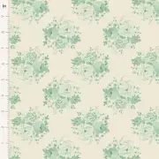 Patchwork Quilting Fabric Tilda Sunday Brunch Mia Teal 50x55cm FQ