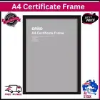 Norway Certificate Frame - A4 | Black | FREE & FAST SHIPPING | Au Stock |