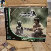 STAR WARS SAGA, ENCUENTROS MEXICO 2004 LUKE SKYWALKER & YODA FIGURE SET, NICE!