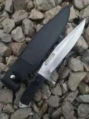 Custom Handmade Bowie Knife Carbon Steel Full Tang Micarta Handle Survival Knife