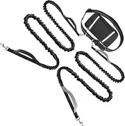 Rope Dog Lead | Dog Lead for Walking | Anti Pull Stop Pets Pulling | Adjustable Reflective Traction Rope for Safety During Running, Hiking, Camping Ideal for Biking, Jogging, Urban and Travel Use